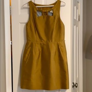 Gold cocktail dress